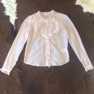 Manoush 38/ fits like 0-2 XS blush heart